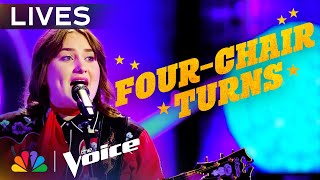 The Best FourChair Turns from Season 24  The Voice  NBC [upl. by Ahseetal]