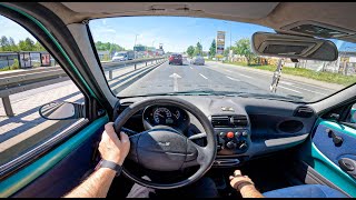 2002 Fiat Seicento  11 FIRE 55HP  POV Test Drive [upl. by Daffie141]