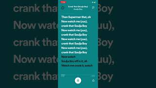 Crank that sulja boy lyrics SouljaBoy [upl. by Isma]