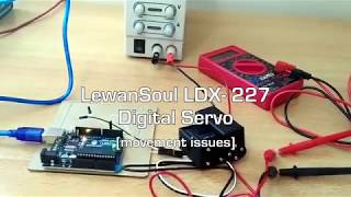 LewanSoul LDX227 Digital Robot Servo movement issue [upl. by Collin]