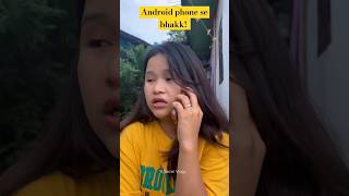 Android phone se bhakk youtubeshorts viarlvideo shorts funny comedyshorts comedy [upl. by Yttel]