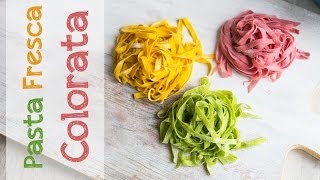 Pasta Fresca Colorata  Rosso giallo verde [upl. by Oly]