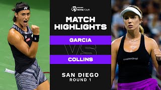 Caroline Garcia vs Danielle Collins  2022 San Diego Round 1  WTA Match Highlights [upl. by Meridith25]