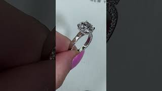 Unique Round Diamond Engagement Ring  quotJazminaquot [upl. by Fougere]