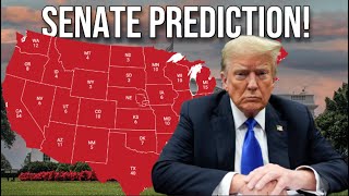 2024 US Senate Map Predictions Based on the Latest Polls [upl. by Ketti]