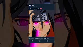 Itachi sharingan in last animation anime [upl. by Wamsley228]