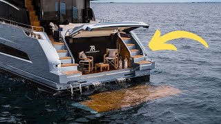 Le meilleur garage à jouets pour yacht  Cranchi 78 [upl. by Nessy]