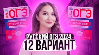 Разбор ОГЭ по русскому 2024 Вариант 12 Дощинский Цыбулько  Лина Гагарина  Онлайн Школа EXAMhack [upl. by Bush961]