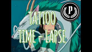 Tatuaje del viaje de chihiro en Time lapse [upl. by Loutitia959]