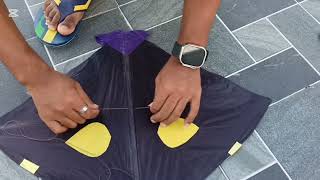 How to tie and fly kite in Nepali  Dashain [upl. by Ayala477]