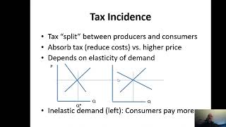 Principles of Microeconomics Taxes Elasticity and Tax Incidence [upl. by Inafit]