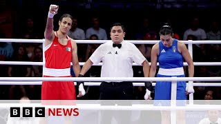 Paris Olympics 2024 IOC responds after boxer Carini withdraws from Khelif fight  BBC News [upl. by Anivad803]