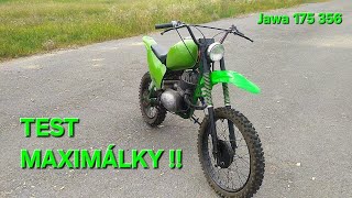 TEST MAXIMÁLKY CUSTOM JAWY 175 356 [upl. by Husain]