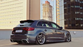 Bagged Audi AIRS3  Airlift Performance [upl. by Zadack]