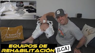 Equipos utilizados en mi recuperación de Ligamentos Cruzando Anterior LCA de mi rodilla derecha [upl. by Lanette]