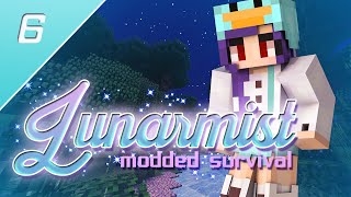 Minecraft Lunarmist  Ep6  I CAN FLY The Wings of Alfheim [upl. by Naek]