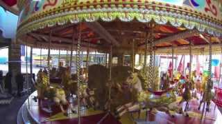 Timelapse Video New Carousel Installation  Luna Park Sydney [upl. by Aynos]