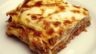 Easy Lasagna Recipe with Bechamel Sauce [upl. by Waters]