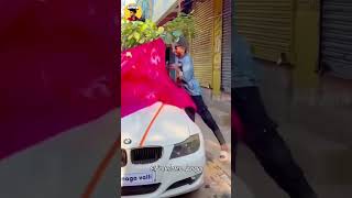 🥹Un paadham kazhuvalam vaadi🦶🏻❤️ shorts prankstersurya bmw [upl. by Adnelg102]