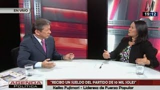 Lo que dijo Keiko Fujimori en entrevista con periodista Enrique Castillo [upl. by Naibaf]