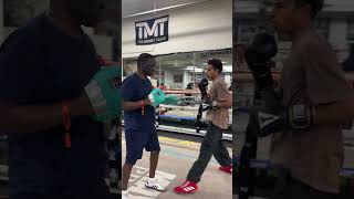 Jeff Mayweather training young amateur boxers [upl. by Grissom]