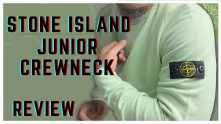 STONE ISLAND JUNIOR CREWNECK REVIEW [upl. by Ayouqat738]