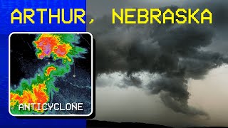 Anticyclonic Supercell in Nebraska  July 3 2024 stormchase tornado [upl. by Namron]