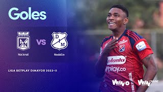 Nacional vs Medellín goles  Liga BetPlay Dimayor 20232  Cuadrangulares  Fecha 5 [upl. by Daniella]