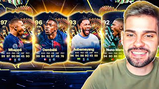 DEMBÃ‰LÃ‰ 96 TOTSâ€¦ 93 AUBA TOTS NO PACK OPENING ABRI VÃRIOS 10x 83 no ULTIMATE TEAM EAFC 24 [upl. by Kono]