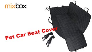 Mix Box Pet Car Seat Cover [upl. by Enyamrahs]