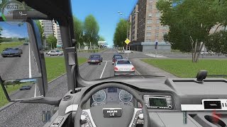 City Car Driving  MAN TGS [upl. by Enilec548]