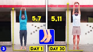 i did Tadasana to grow my height  30 days  after 21 [upl. by Areek594]