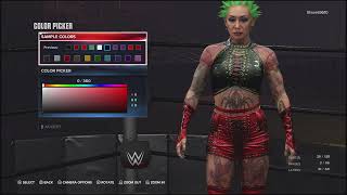 Shotzi WWE Superstar Threads Attire Showcase WWE 2K24 [upl. by Padriac]