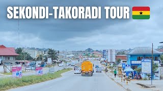 A Video Tour Of Takoradi IAdu Bankyease Lagos Town West Tanokrom amp Race Course [upl. by Ahsimek]