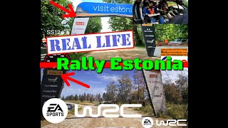 EA Sports WRC 24 Rally Estonia vs REAL LIFE WRC SS12 [upl. by Gertrudis]