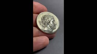 PRUSIAS II CYNEGOS HGC 7 622 Date 182149 BC Silver Tetradrachm Nikomedeia Bithynia Zeus [upl. by Inamik]