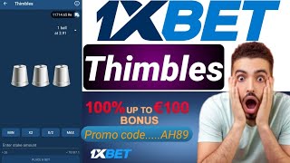 quotThimbles gamequot 1xbet 250000 winning proof 💵Tricks and tips with hack file💯 [upl. by Kallman673]