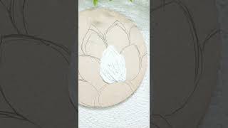 How to make Texture Art 🎨  floralpattern texture art shortsfeed shorts youtube beautiful [upl. by Aissatan652]