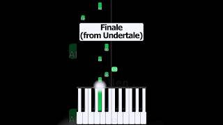 Undertale  Finale  Piano Tutorial [upl. by Eatnoled]