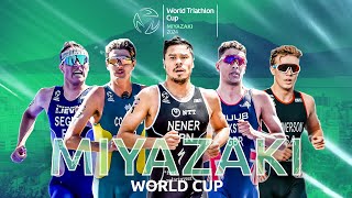 2024 World Triathlon Cup Miyazaki  MEN [upl. by Eilyak589]