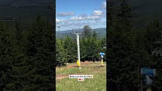 Bikers on the ski lift😍❤️😱 [upl. by Fisken899]