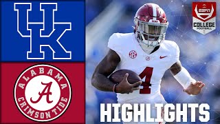 🚨 SEC WEST CHAMPS 🚨 Alabama Crimson Tide vs Kentucky Wildcats  Full Game Highlights [upl. by Hsoj]