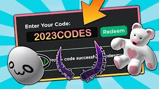 6 NEW CODES 2023 Roblox Promo Codes For ROBLOX FREE Items and FREE Hats NOT EXPIRED [upl. by Sosanna128]