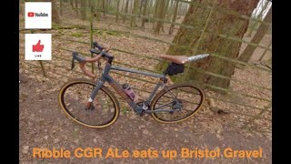 Ribble CGR ALe eats up Bristol gravel tracks [upl. by Naggem]