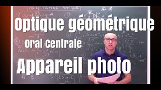 Appareil photo jetable Oral physique centrale MPPSIPC [upl. by Richmound]