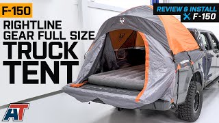 19972019 F150 Rightline Gear Full Size Truck Tent Review amp Install [upl. by Noteek]