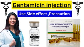 Gentamicin injection  gentamicin injection use in hindi  Treatment  Antibiotics  Pharmacy [upl. by Novyar]