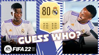 GUESS the PLAYER behind the RATING  FIFA 22 x Real Madrid [upl. by Gereron855]