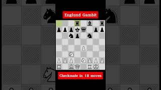 Englund Gambit Checkmate in 18 moves chessgame [upl. by Odlaumor]