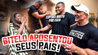 BITELO APOSENTOU SEUS PAIS E FICOU EMOCIONADO [upl. by Anoet822]